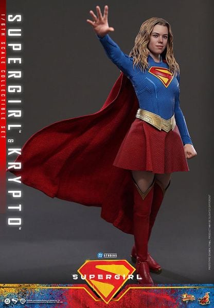 Movie Masterpiece Supergirl & Crypto 1/6 - DC Comics Supergirl | Hot Toys Figure