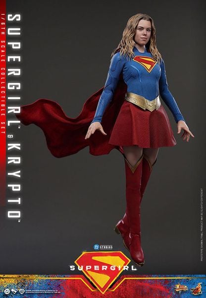 Movie Masterpiece Supergirl & Crypto 1/6 - DC Comics Supergirl | Hot Toys Figure