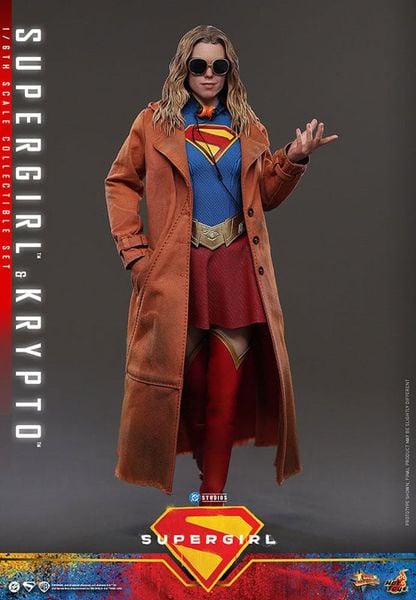 Movie Masterpiece Supergirl & Crypto 1/6 - DC Comics Supergirl | Hot Toys Figure