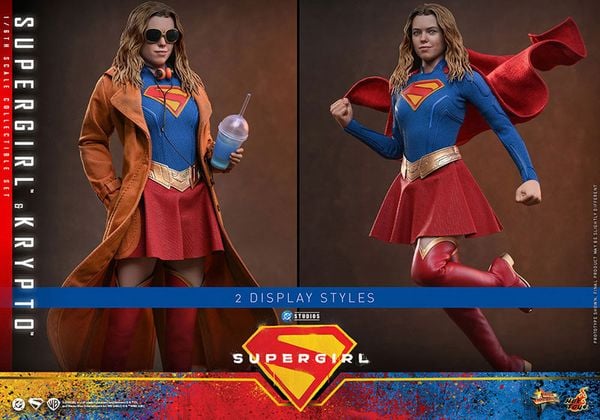 Movie Masterpiece Supergirl & Crypto 1/6 - DC Comics Supergirl | Hot Toys Figure