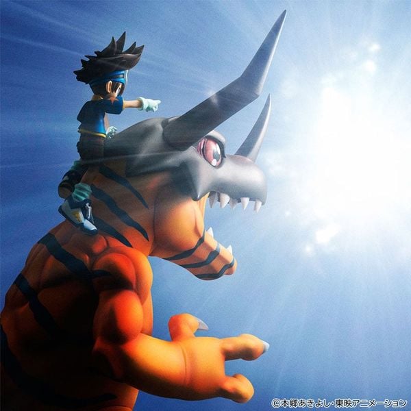 G.E.M. Series Greymon & Taichi Yagami - Digimon Adventure | MegaHouse Figure