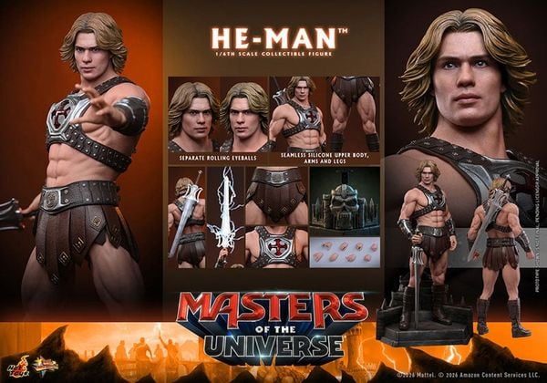 Movie Masterpiece He-man 1/6 - Masters of the Universe | Hot Toys Figure