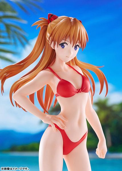 POP UP PARADE BEACH QUEENS Asuka Shikinami Langley Bikini Style L Size - Rebuild of Evangelion | WAVE Figure