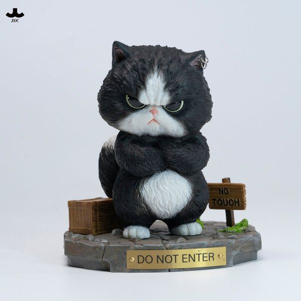 Huffy Cat w Base C - Huffy Cat | JXK Studio PVC Figure