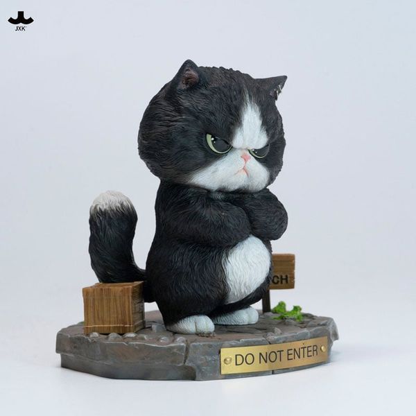 Huffy Cat w Base C - Huffy Cat | JXK Studio PVC Figure