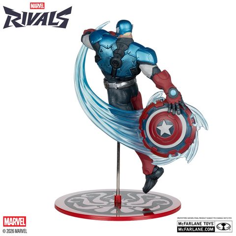 Captain America Scene Scale 1/10 - Marvel Rivals | McFarlane Toys Figure