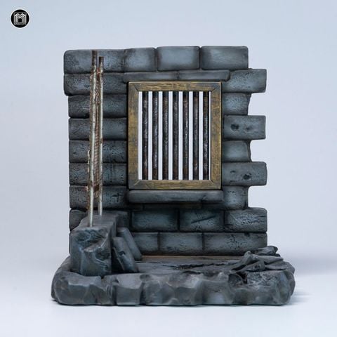 1/12 Destroyed Outpost Wall - Diorama | MMM Toys Accessory