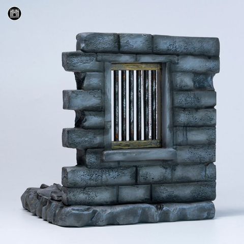 1/12 Destroyed Outpost Wall - Diorama | MMM Toys Accessory