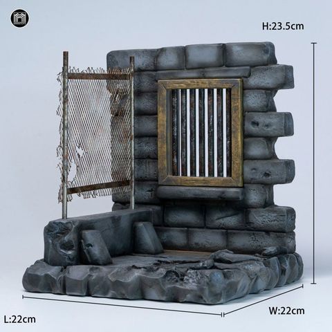 1/12 Destroyed Outpost Wall | MMM Toys Goods