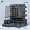 1/12 Destroyed Outpost Wall | MMM Toys Goods