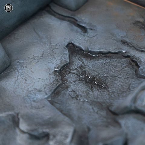 1/12 Destroyed Outpost Wall | MMM Toys Goods