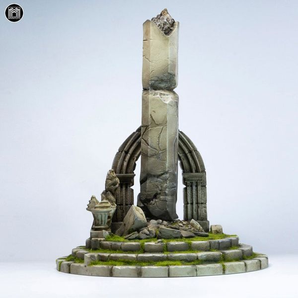 1/12 Collapsed Stone Pillar Ruins Diorama | MMM Toys Goods