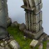 1/12 Collapsed Stone Pillar Ruins Diorama | MMM Toys Goods