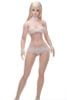 Super Flexible Female Seamless Body Wasp Waist & Natural Curve w/Head Blonde Hair & Pale Skin Scale 1/12 - TB League Figure