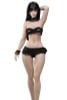 Action Figure 1/12 Super Flexible Female Seamless Body Wasp Waist & Natural Curve w/Head Black Hair & Suntan Skin - Generic | TB League Action Figure
