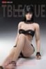 Action Figure 1/12 Super Flexible Female Seamless Body Wasp Waist & Natural Curve w/Head Black Hair & Suntan Skin - Generic | TB League Action Figure