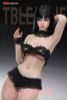 Action Figure 1/12 Super Flexible Female Seamless Body Wasp Waist & Natural Curve w/Head Black Hair & Suntan Skin - Generic | TB League Action Figure