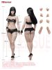 Action Figure 1/12 Super Flexible Female Seamless Body Wasp Waist & Natural Curve w/Head Black Hair & Suntan Skin - Generic | TB League Action Figure