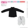 1/6 PNXS Shirt & Gilet set Gray x Black | Azone Goods