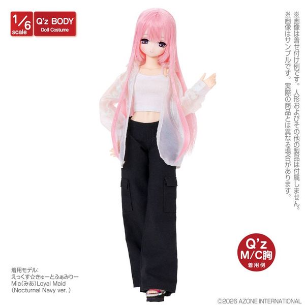 1/6 Q'z Sheer Shirt Aurora White | Azone Goods