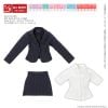 1/6 Q'z Tight Mini Suit set Navy Stripe x White - Azone Goods