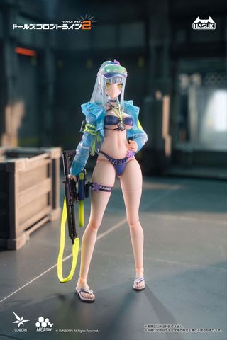 pocket art PA013 Klukai Cerulean Breaker Ver. Deluxe Edition 1/12 - Girls' Frontline 2 Exilium | pocket art Action Figure