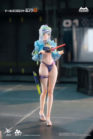 pocket art PA013 Klukai Cerulean Breaker Ver. Deluxe Edition 1/12 - Girls' Frontline 2 Exilium | pocket art Action Figure