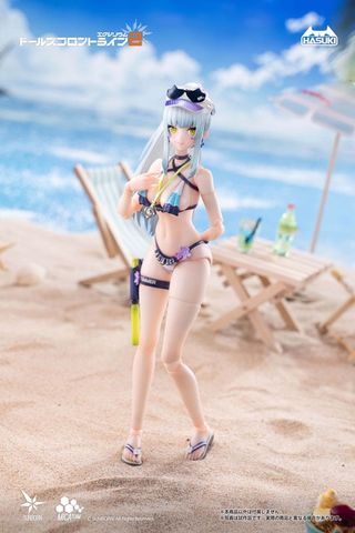 pocket art PA013 Klukai Cerulean Breaker Ver. Deluxe Edition 1/12 - Girls' Frontline 2 Exilium | pocket art Action Figure