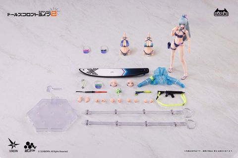 pocket art PA013 Klukai Cerulean Breaker Ver. Deluxe Edition 1/12 - Girls' Frontline 2 Exilium | pocket art Action Figure