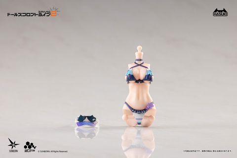 PJ-01 Klukai Cerulean Breaker Ver. Option Swimsuit Set A 1/12 - Girls' Frontline 2 Exilium | HASUKI Accessories