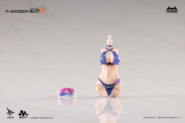Klukai Cerulean Breaker Ver. Option Swimsuit Set B 1/12 - Girls' Frontline 2 Exilium | HASUKI Option Part
