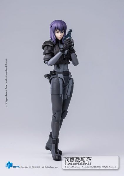 Action Figure 1/12 Motoko Kusanagi Battle Suit Ver. - Ghost in the Shell STAND ALONE COMPLEX | Hiya Toys Figure