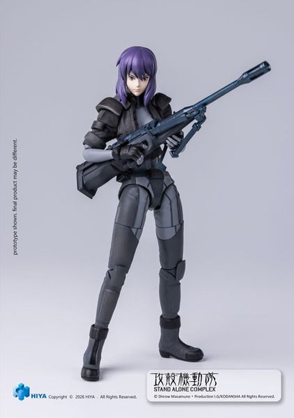 Action Figure 1/12 Motoko Kusanagi Battle Suit Ver. - Ghost in the Shell STAND ALONE COMPLEX | Hiya Toys Figure