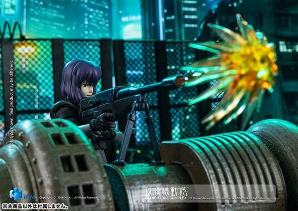 Action Figure 1/12 Motoko Kusanagi Battle Suit Ver. - Ghost in the Shell STAND ALONE COMPLEX | Hiya Toys Figure