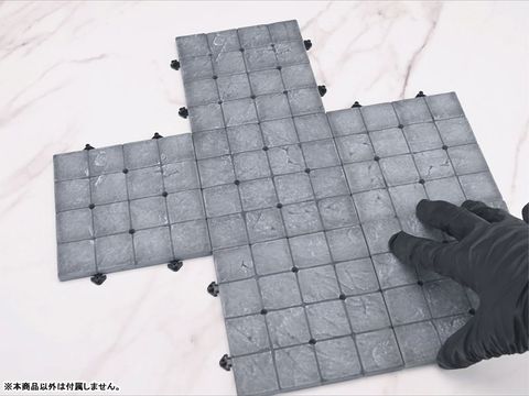 Cobblestone Style Figure Display Base Set | Toypoint Goods
