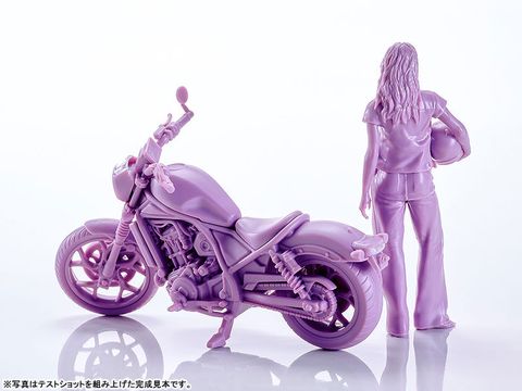 PLAMAX MF 101 Rider s portrait Honda Rebel 1100 Lavender 1/20 - PLAMAX | Max Factory Plastic Model