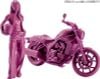 PLAMAX MF 101 Rider's portrait Honda Rebel 1100 Wine Red 1/20 - Rider's portrait | Max Factory Model Kit