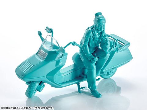 PLAMAX MF 102 Rider s portrait Honda Fusion Turquoise 1/20 - Rider s portrait | Max Factory Plastic Model