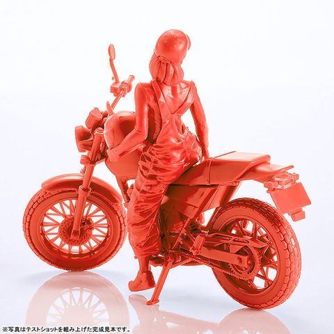 PLAMAX MF 103 Rider s portrait Honda FTR 223 Red 1/20 - Rider s portrait | Max Factory Plastic Model