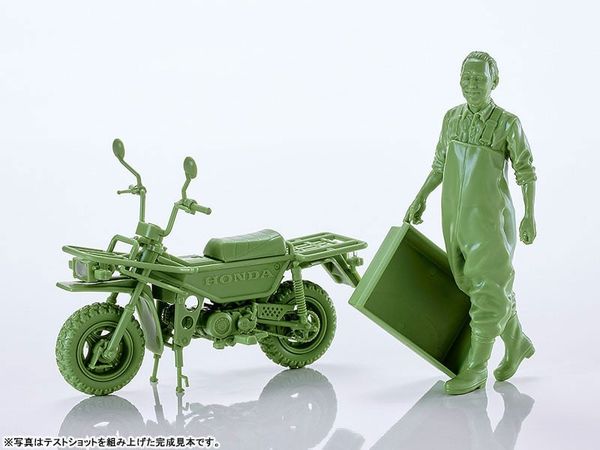 PLAMAX Rider's portrait Honda MOTRA Green 1/20 - Plastic Model | Max Factory Model Kit