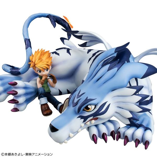 G.E.M. Series Garurumon & Yamato Ishida - Digimon Adventure | MegaHouse Figure