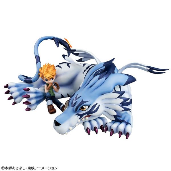 G.E.M. Series Garurumon & Yamato Ishida - Digimon Adventure | MegaHouse Figure