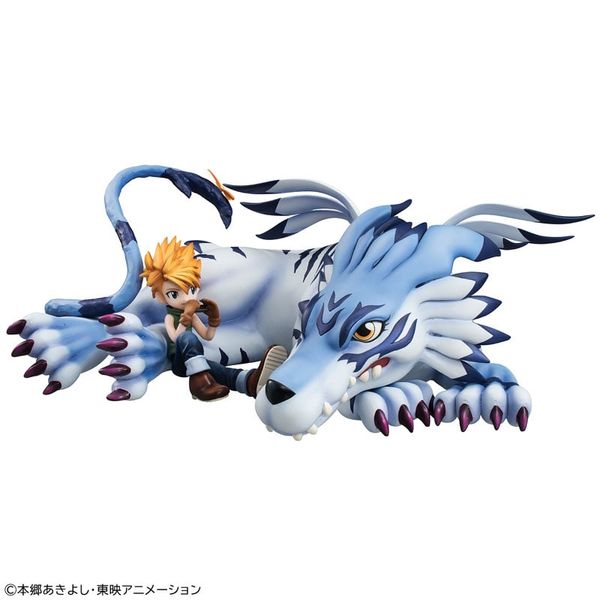 G.E.M. Series Garurumon & Yamato Ishida - Digimon Adventure | MegaHouse Figure