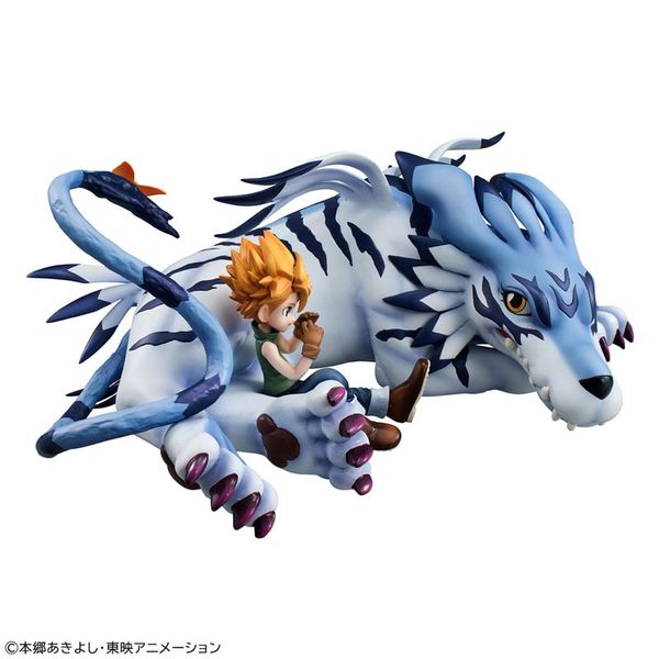 G.E.M. Series Garurumon & Yamato Ishida - Digimon Adventure | MegaHouse Figure