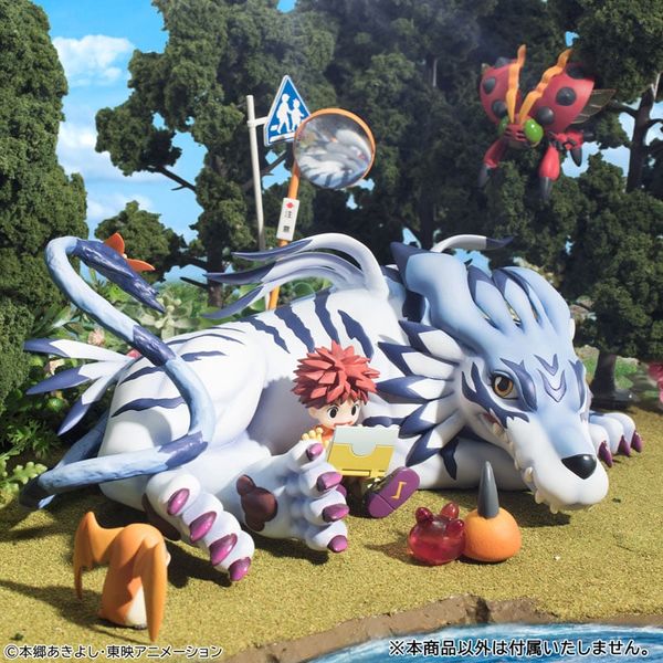 G.E.M. Series Garurumon & Yamato Ishida - Digimon Adventure | MegaHouse Figure
