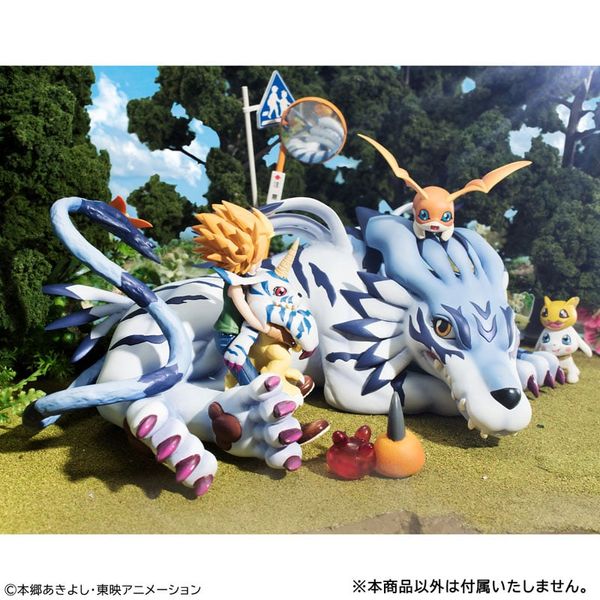 G.E.M. Series Garurumon & Yamato Ishida - Digimon Adventure | MegaHouse Figure