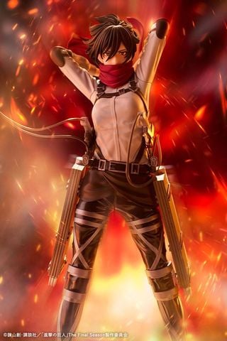 OSHI WORKS Mikasa Ackerman The Final Season ver. - Attack on Titan | Kotobukiya Figure