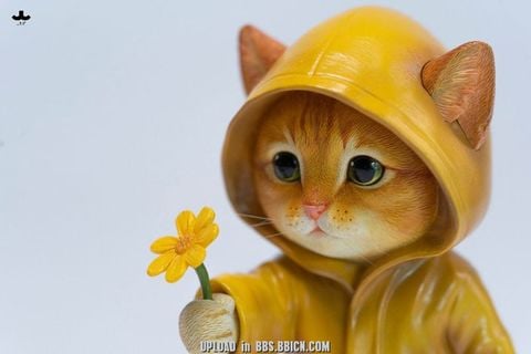 Kitten in the Rain A | JXK Studio Figure