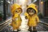 Kitten in the Rain B | JXK Studio Figure