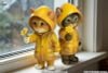 Kitten in the Rain B | JXK Studio Figure